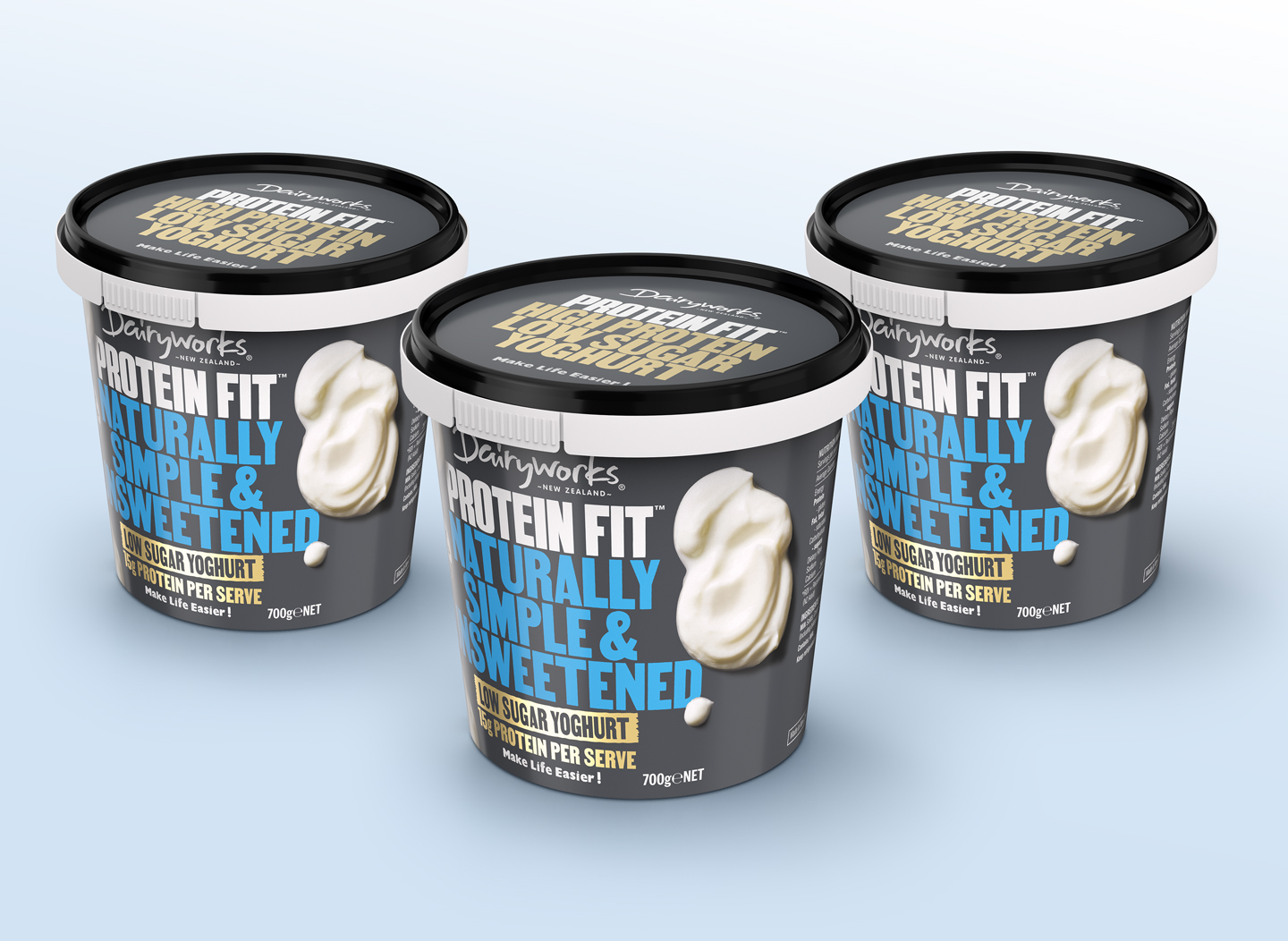 Birds eye view of a variety of Packit containers