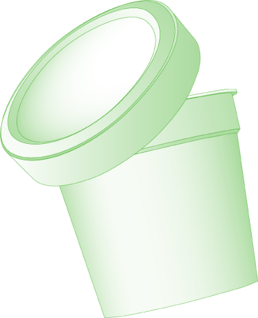 Green Translucent Pottle